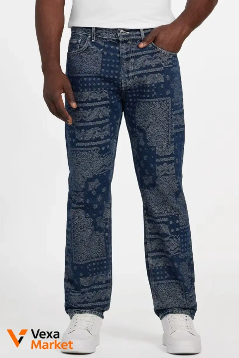 Мужские джинсы GUESS с принтом