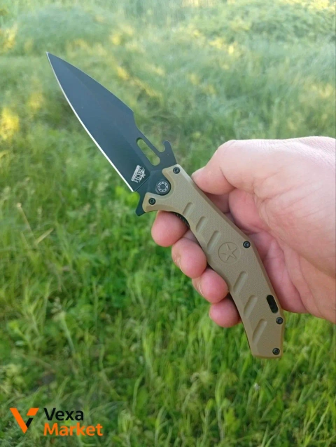 Туристический складной нож Нокс D2 G10
