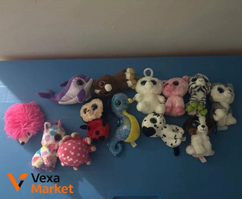 Мягкие игрушки "Beanie Boos" - набор разных животных