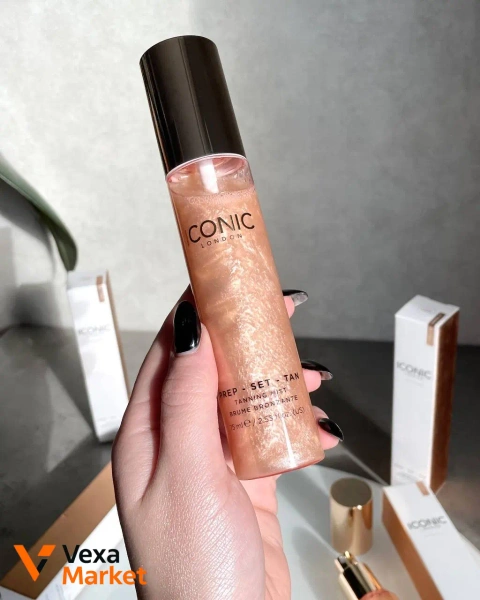 Iconic London Prep-Set-Tan Skin Спрей-хайлайтер для обличчя та тіла Original 75ml
