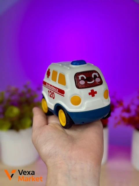 Игрушечная машинка скорой помощи CY-8054 B/8057 B с подсветкой и мелодиями