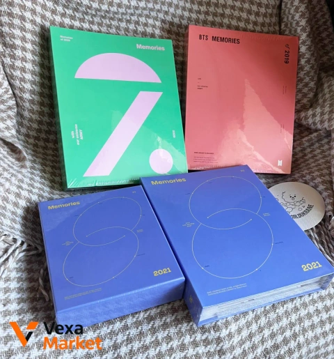 Колекційні набори BTS Memories 2019, 2020, 2021 DVD та Blu-ray