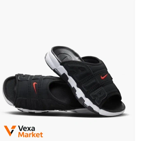 Nike Air More Uptempo Slides мужские черные
