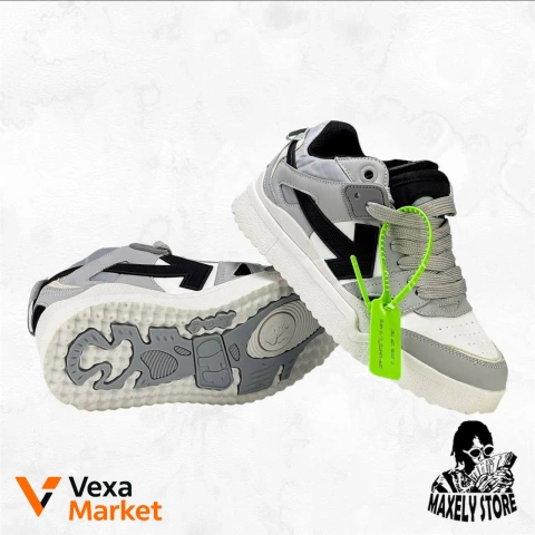 Off-White Sponge Mid Top White/Grey