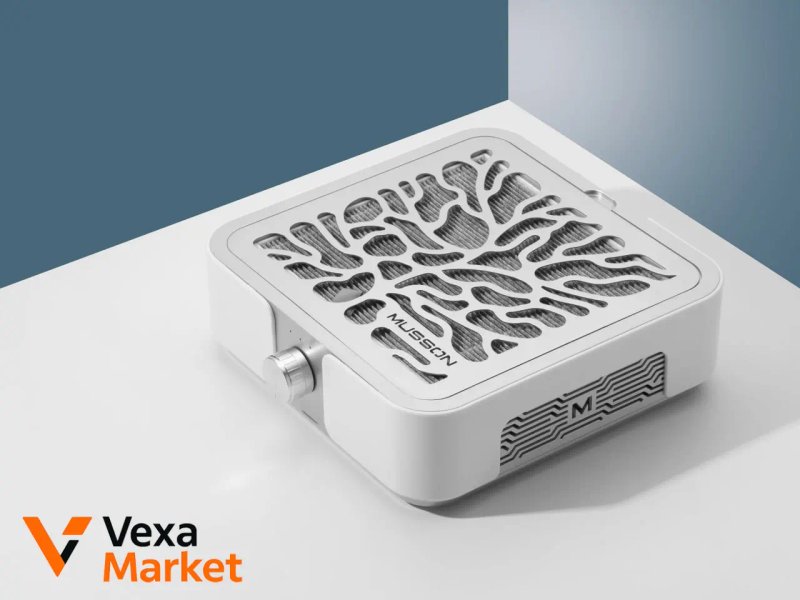 Вытяжка для маникюра MUSSON X2/X3 72W Graphite/Silver — фото 4