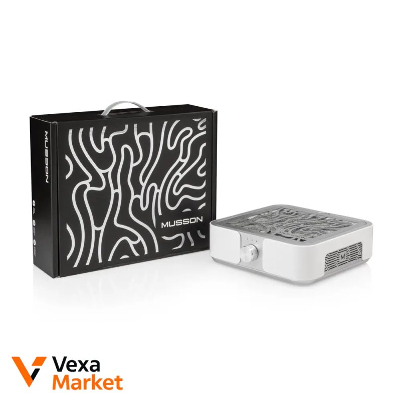 Вытяжка для маникюра MUSSON X2/X3 72W Graphite/Silver — фото 5