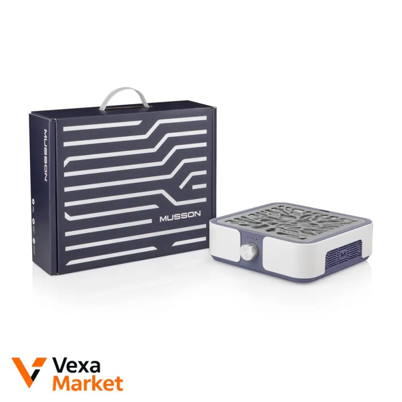 Вытяжка для маникюра MUSSON X2/X3 72W Graphite/Silver — фото 8