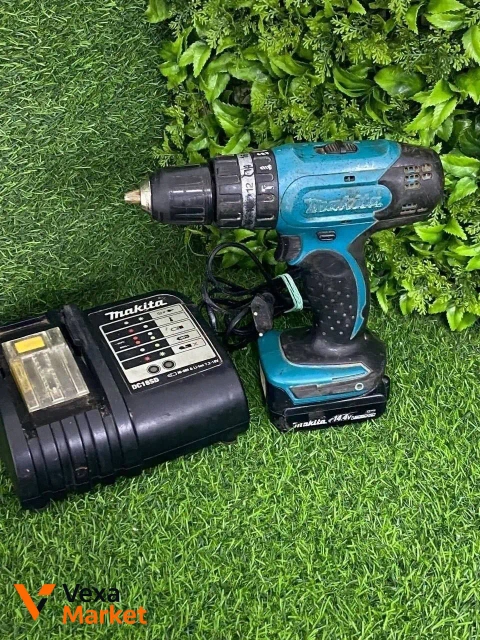 Акумуляторний дриль Makita DF347D з зарядним пристроєм та акумулятором