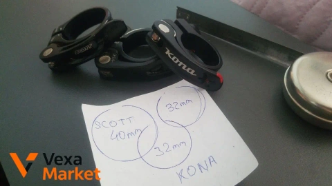 Зажимы для велосипеда Scott, Kona, MTB 32-40 мм