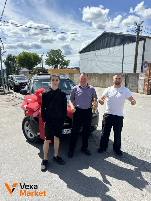 Hyundai Santa Fe II 2.2 л. Дизель 2006 года Черный