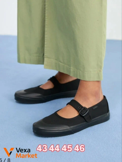 Балетки Vans черные унисекс