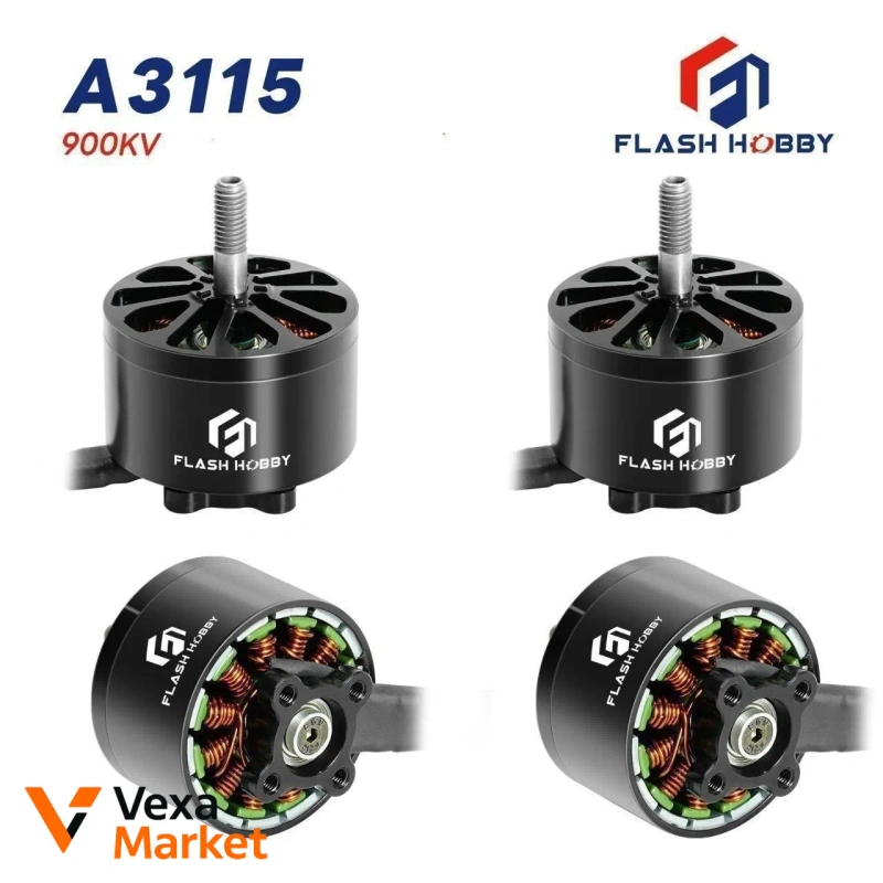 Мотори для FPV дронів Readytosky та FlashHobby 900KV — фото 2