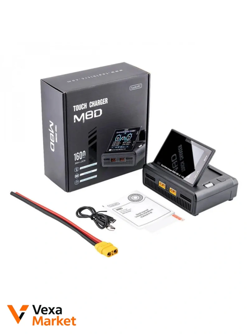 ToolkitRC M8D Dual Multi-charger 800W (30A) 1 port / 1600W (50A) 2 ports — фото 2