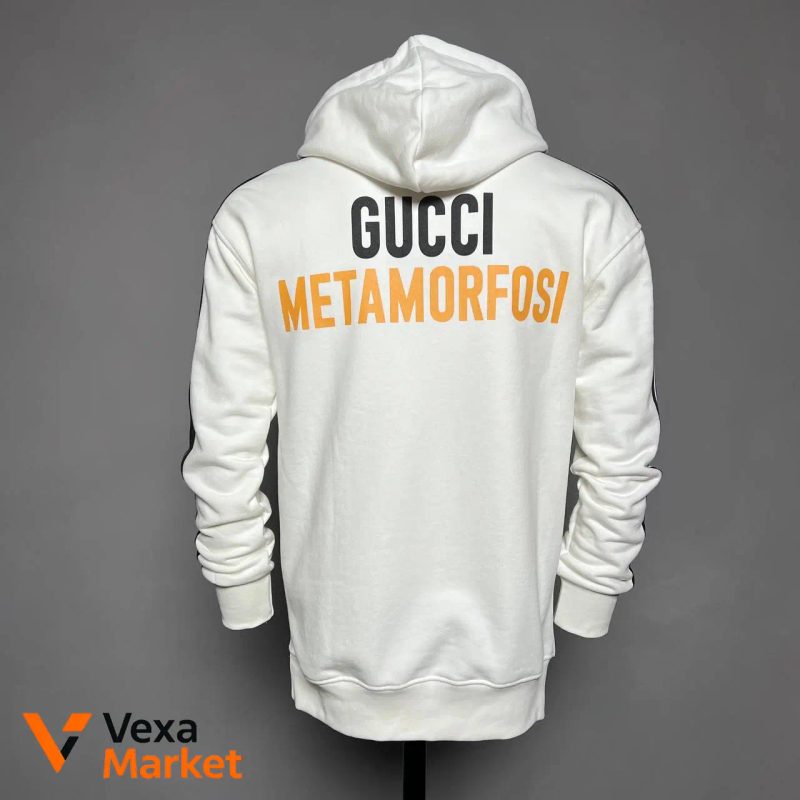 Худі Gucci&Adidas біле розмір 2XL — фото 3