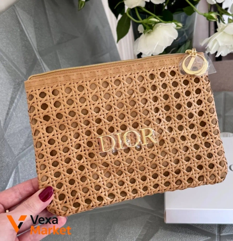 Клатч DIOR из ротанга 22х16 см