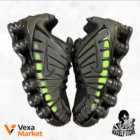 Nike Shox TL Black Thermoreactive Green