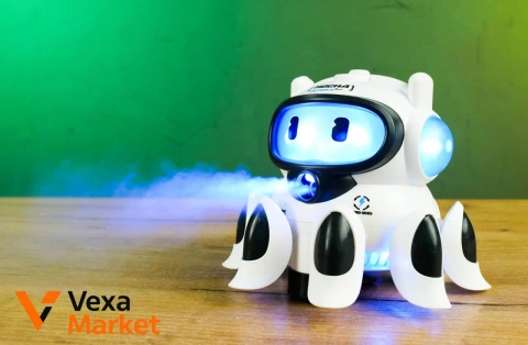 Интерактивный осьминог "Mechanical Octopus" с подсветкой и звуками