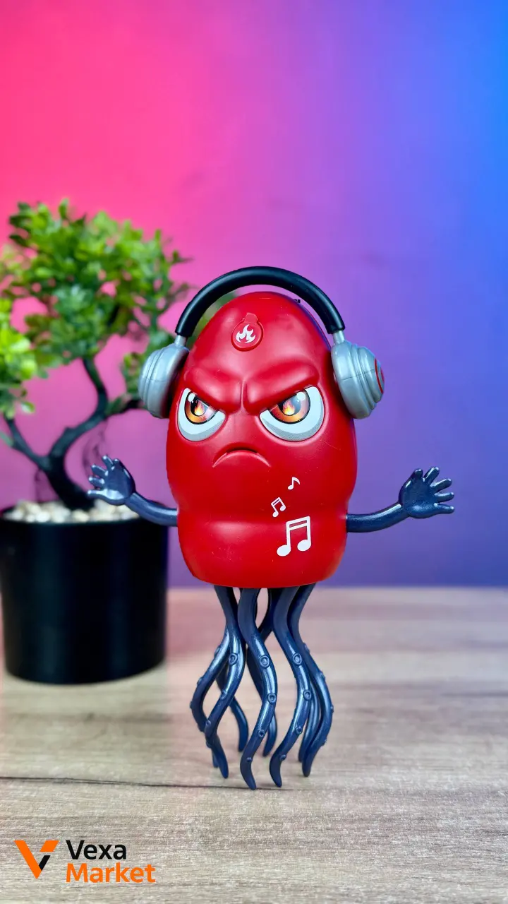 Танцующая игрушка-кальмар с подсветкой, музыкой и парогенерацией HJ 1038-1 — фото 4