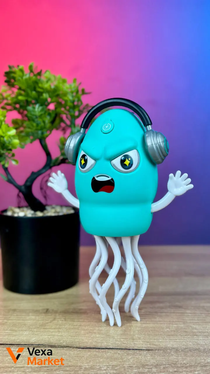 Танцующая игрушка-кальмар с подсветкой, музыкой и парогенерацией HJ 1038-1 — фото 5