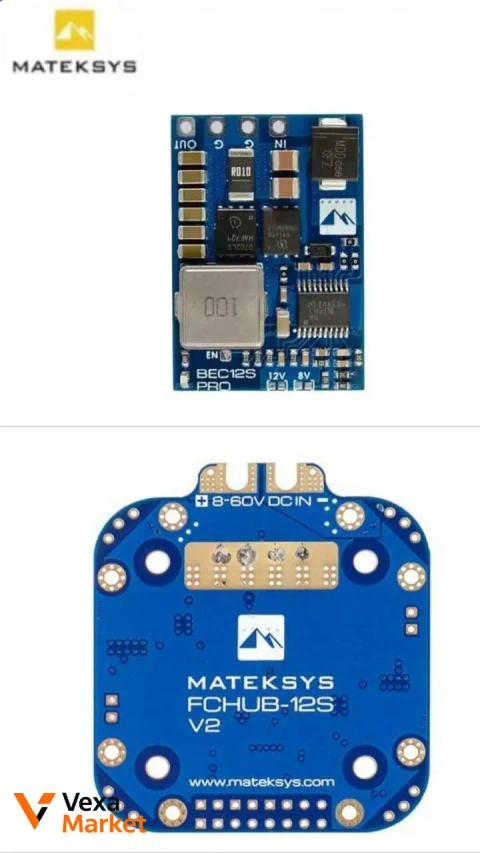 Matek Systems FCHUB-12S V2 PDB та BEC 12S Pro для FPV дронів