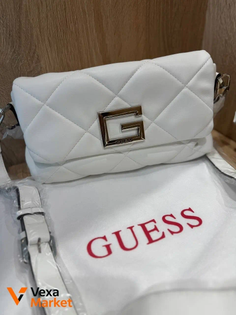 Женская сумка Guess белая
