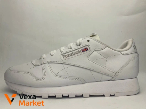 Reebok Classic Leather белые мужские кроссовки 38.5 размера