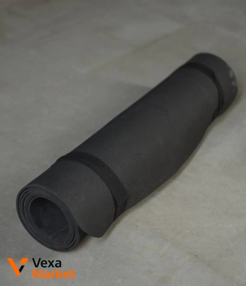 Каремат туристический EVA 180x60 см, толщина 4 мм, черный