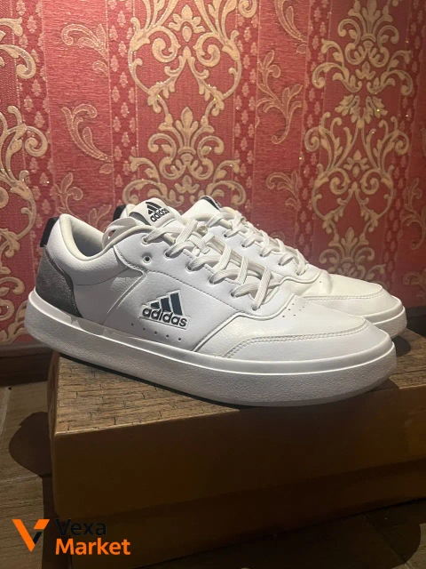 Кеди Adidas Park Street білі, розмір 47, штучна шкіра