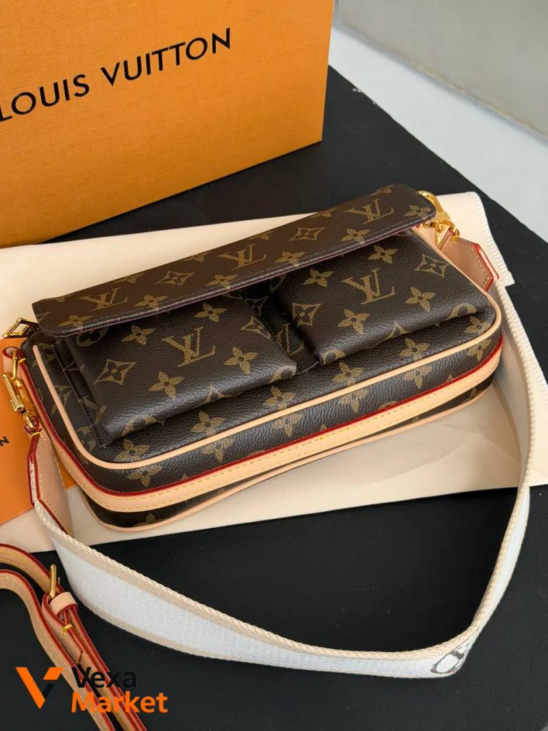 Louis Vuitton Handbag шкіра та канва — фото 4