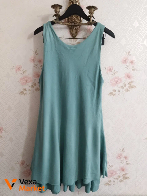 Летнее платье-сарафан Driver "Mercedes Dress plain" изумрудное, размер L/XL