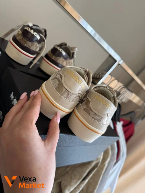 Кеди Coach бежеві жіночі 37 розмір