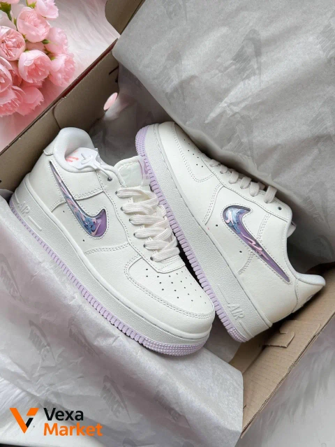 Nike Air Force 1 Low Lavender шкіра