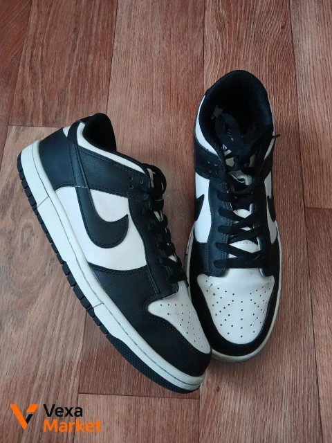 Кросівки Nike Dunk Low, чорно-білі, розмір 44