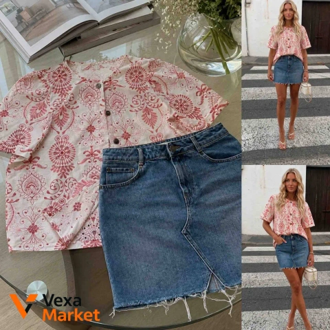 Комплект: юбка Asos и блузка Shein
