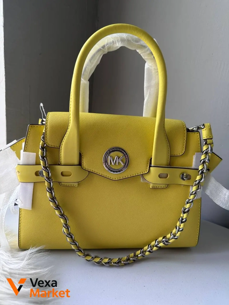Сумка MICHAEL KORS Carmen из натуральной кожи сафьяно — фото 3