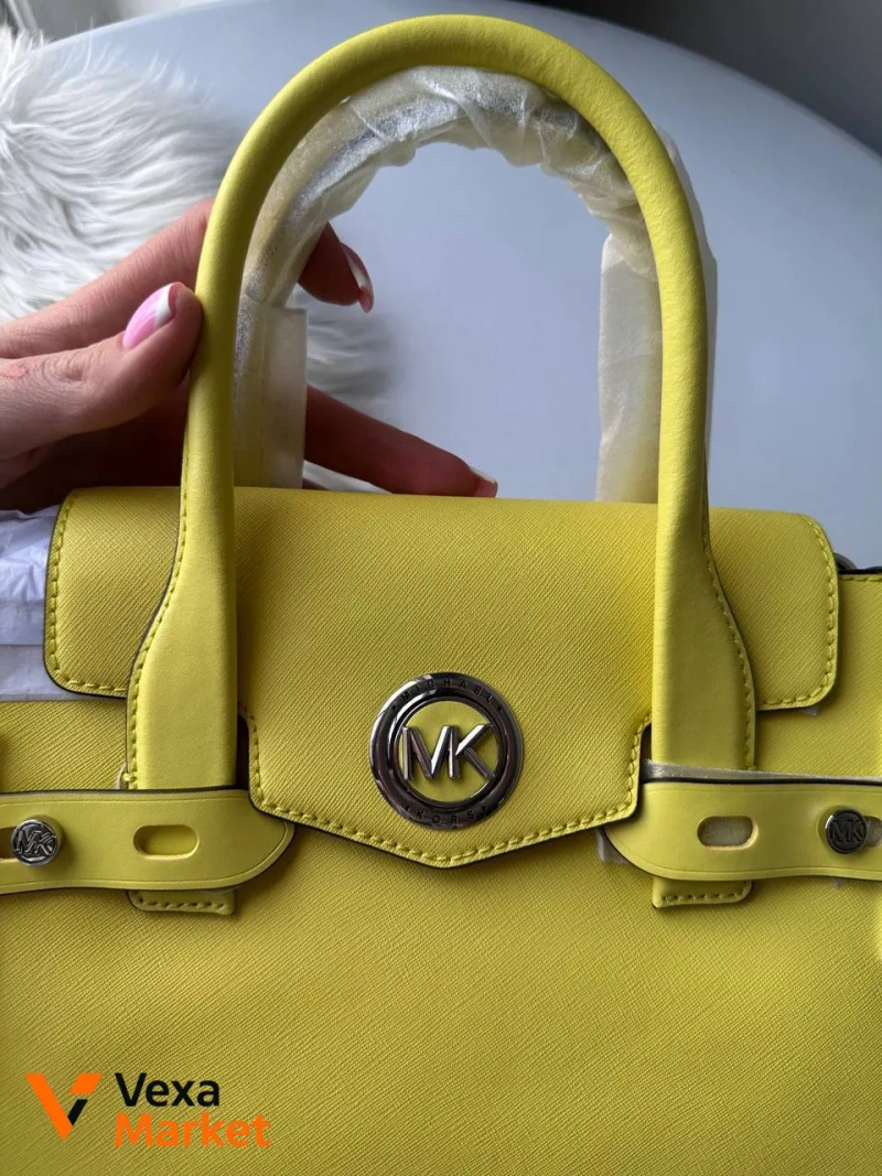 Сумка MICHAEL KORS Carmen из натуральной кожи сафьяно — фото 5