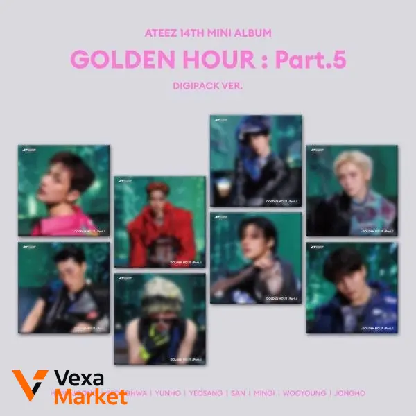 ATEEZ 14th Mini Album GOLDEN HOUR Pt.5 — фото 3