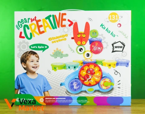 Набор шестеренок "Gear Set Creative" 131 элемент