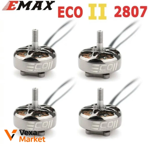 Двигуни EMAX ECOII 2807 1300KV для FPV дронів
