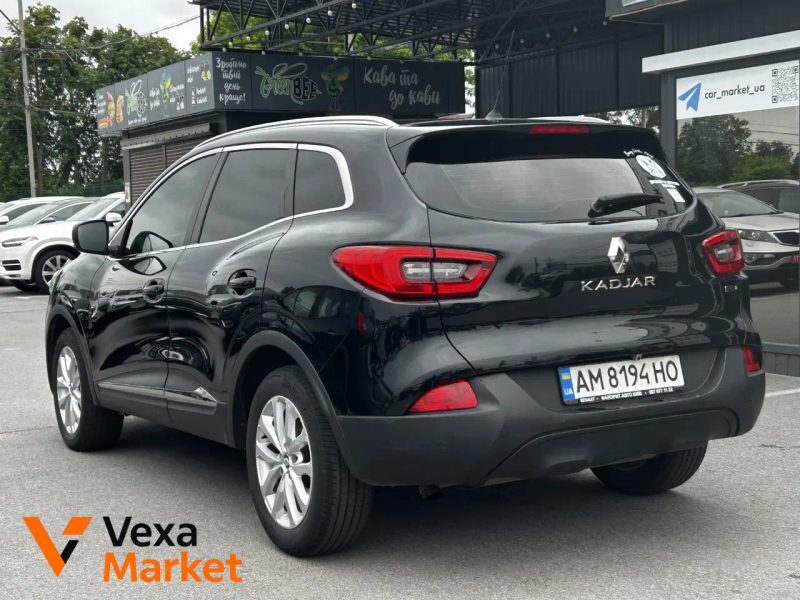 Renault Kadjar 2016 Чорний — фото 3