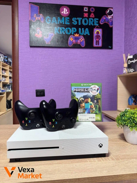 Xbox One S з дисководом та грою Minecraft
