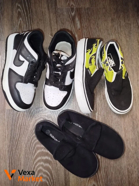 Лот детской обуви (Nike, Vans, Walkmaxx) стелька 18см