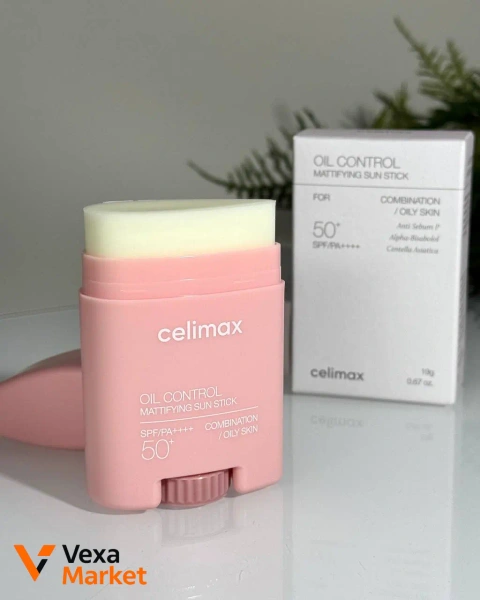 Celimax Oil Control Mattifying Sun Stick SPF50 для жирной кожи