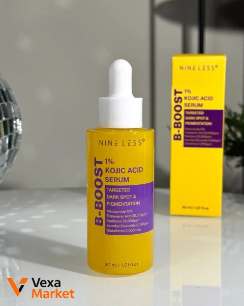 Nine Less B-Boost 1% Kojic Acid Serum освітлювальна сироватка 30 мл