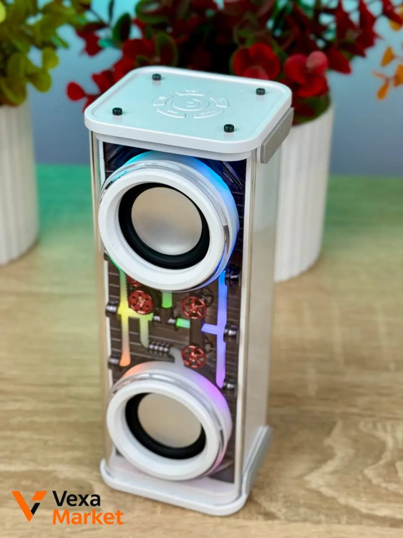 Стильна колонка V8 Armour Speaker з підсвічуванням — фото 3