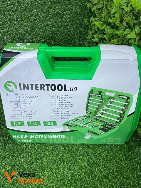 Набір інструментів Intertool ET-6082SP 82 од.