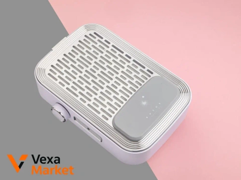 Витяжка з НЕРА фільтром BUCOS CYCLONE V3-B 100W біла з акумулятором