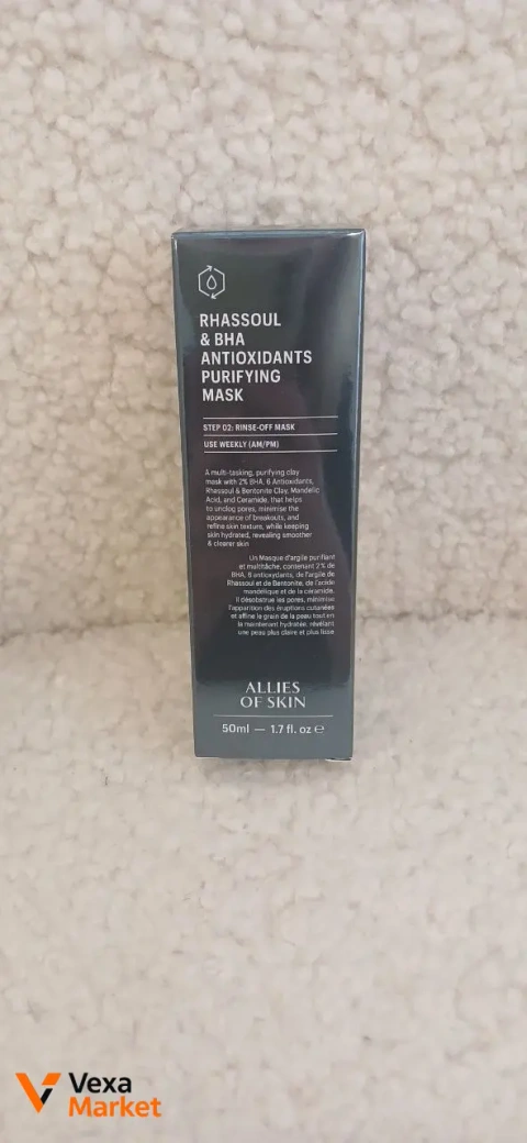 Маска очищаюча для обличчя Allies of Skin Rhassoul & BHA Antioxidants Purifying Mask, 50ml