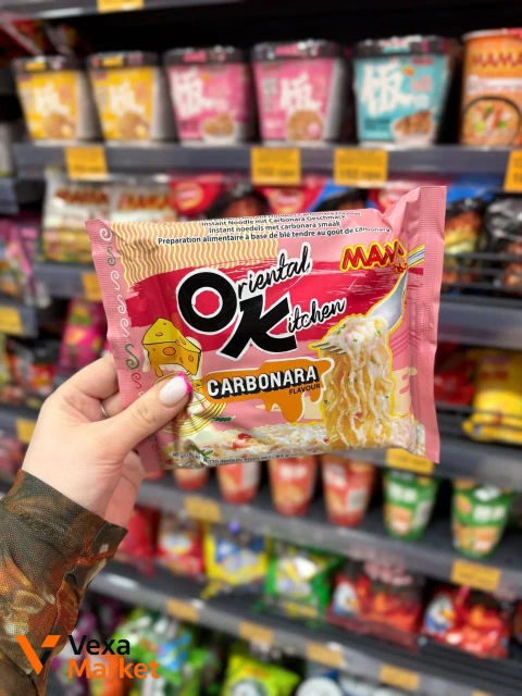 Локшина швидкого приготування OK Oriental Kitchen Carbonara 85г