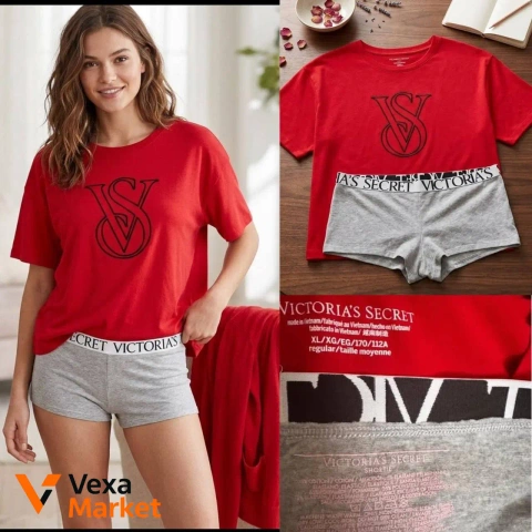 Victoria's Secret футболка та трусики шортики XL